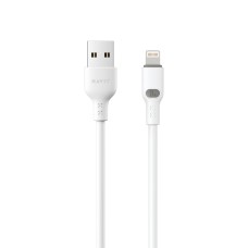 Кабель USB - Lightning HAVIT HV-CB6283 2.4A 1м White (силіконовий)