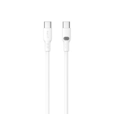 Кабель USB-C to USB-C HAVIT HV-CB6279 PD60W 3A 1м White (силіконовий)
