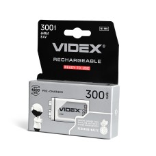 Акумулятори Videx 6HR61 300mAh blister/1шт