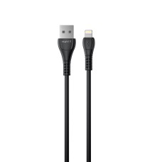 Кабель USB - Lightning HAVIT HV-CB641C 2.1A 1м Black