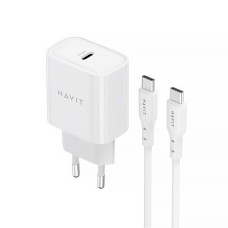 Зарядний пристрій HAVIT ST934 20W USB-C з кабелем USB-C - USB-C
