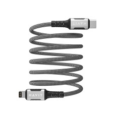 Кабель USB-C - Lightning HAVIT CB6298 PD30W 1м ( магнітний)