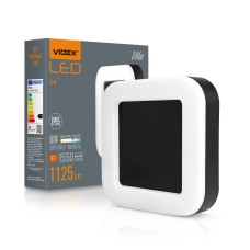 LED світильник ART IP65 квадратний VIDEX VLE-BHFS-155B 15W 5000K Black