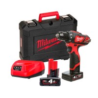 Дрель-шуруповерт M12 BDD-402C крутящий момент 38 Нм Milwaukee