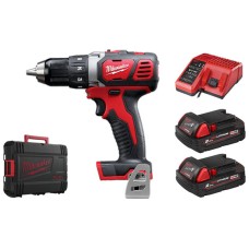 Аккумуляторная компактная дрель-шуруповерт 50Нм Milwaukee M18 BDD-202X 4933446195