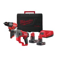 Набор аккумуляторных инструментов M12 FPP2F2-402X  Milwaukee