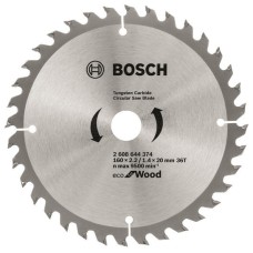 Диск пиляльний Bosch Eco for Wood 160x2.2x20-36T