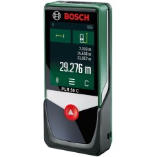 Далекомір лазерний Bosch PLR 50 C, 0.05–50м,  ±2.0мм, Bluetooth