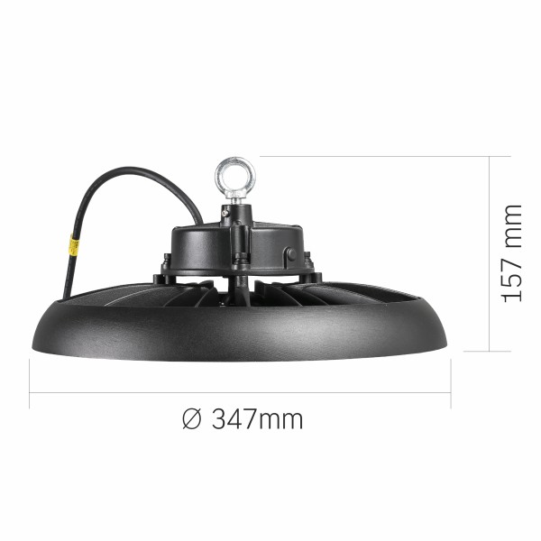 LED світильник висотний ХайБей VIDEX 200W 5000K 36000Lm Чорний