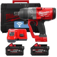 Гайкокрут акумуляторний 1'' MILWAUKEE, M18 ONEFHIWF1-802X, 2400Нм (+зар.пр., 2 акум.Х 8Аг, HDкейс) FORGE