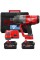 Гайкокрут акумуляторний 1'' MILWAUKEE, M18 ONEFHIWF1-802X, 2400Нм (+зар.пр., 2 акум.Х 8Аг, HDкейс) FORGE
