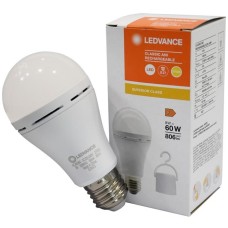 Лампа LEDVANCE LED E27 8Вт 806Лм 2700К A60 акумуляторна
