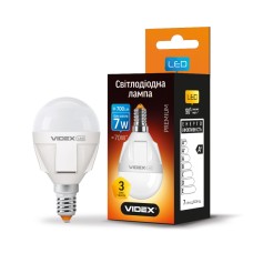 Світлодіодна лампа VIDEX PREMIUM G45 7W E14 4100K