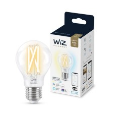 Лампа WiZ LED E27 7Вт 2700-6500К 806Лм A60 філаментна Wi-Fi розумна