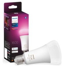 Лампа розумна Philips Hue E27, 15W(100Вт), 2000K-6500K, RGB, ZigBee, Bluetooth, димування