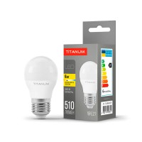 Світлодіодна лампа TITANUM G45 6W E27 3000K (TLG4506273)