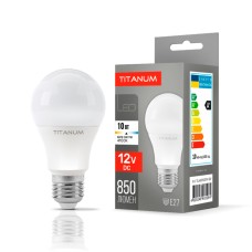 Світлодіодна лампа TITANUM A60 12V 10W E27 4100K