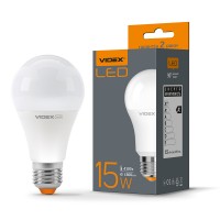 Світлодіодна лампа VIDEX  A65e 15W E27 4100K (VL-A65e-15274)