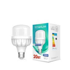 Світлодіодна лампа TITANUM A80 20W E27 6500К