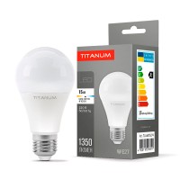 Світлодіодна лампа TITANUM A65 15W E27 4100K (TLA6515274)