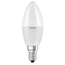 Лампа OSRAM LED E14 RGB 5.5Вт 2700К 470Лм В40