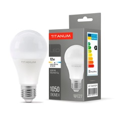 Світлодіодна лампа TITANUM A60 12W E27 4100K 220V (TLA6012274)