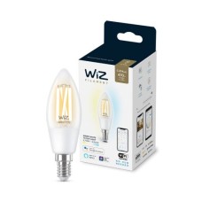 Лампа WiZ LED E14 4.9Вт 2700-5000K 470Лм C35 філаментна Wi-Fi розумна