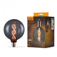 LED лампа VIDEX Filament VL-DNA-G125-S 3.5W E27 1800K Smoky