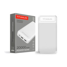 Повербанк TITANUM 913 White 20000mAh (TPB-913-W)