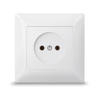 Розетка одинарна біла TITANUM STANDARD (TF-ST-SK1-W)