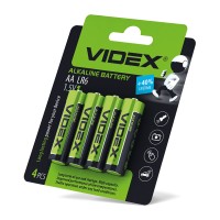 Батарейка лужна Videx LR6/AA 4 pcs Blister Card (LR6/AA 4pcs BC)