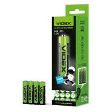 Батарейка лужна Videx LR03/AAA 4шт SHRINK (LR03/AAA 4pcs S)