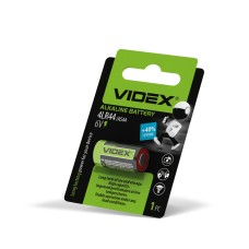 Батарейка лужна Videx 4LR44/A544  1шт BLISTER (4LR44/A544 1B)