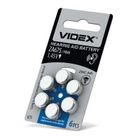 Батарейка повітряно цинкова Videx ZA675 (PR44) BLISTER 6 pcs (ZA675 (PR44) B6)