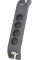 Мережевий фільтр-подовжувач Philips 4хSchuko, 16 А, 1800 Дж, 2м, Чорний