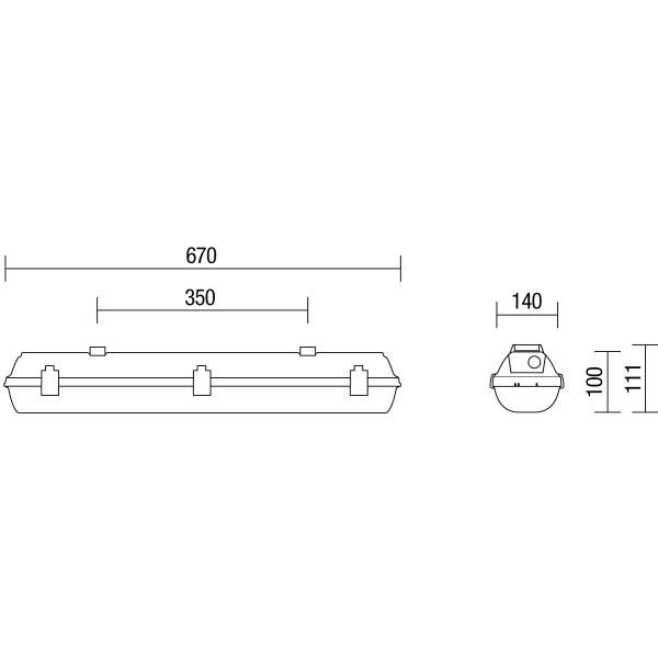 Світильник PRIMA LED Ex 1.2ft PCc NM3hAt