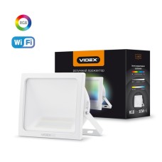 Світлодіодний смарт прожектор VIDEX 10W RGB Wi-fi 3000-6500 Білий (VL-F10RGB-W)