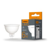 Світлодіодна лампа VIDEX MR16еD 6W GU5.3 4100K дімерна (VL-MR16еD-06534)