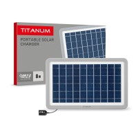 Портативний зарядний пристрій сонячна панель TITANUM TSO-M508U 8W (TSO-M508U)