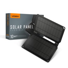 Портативний зарядний пристрій сонячна панель VIDEX VSO-F510U 10W (VSO-F510U)