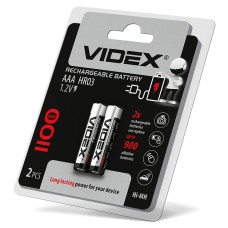 Акумулятори Videx HR03/AAA 1100mAh double blister/2шт (HR03/1100/2DB)
