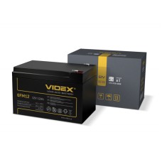 Акумулятор свинцево-кислотний  Videx 6FM12 12V/12Ah color box 1 (6FM12 1CB)