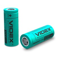 Акумулятор Videx Li-ion 26650 (без захисту) 5000mAh bulk/1шт (26650/5000/1B)
