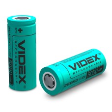 Акумулятор Videx Li-ion 26650 (без захисту) 5000mAh bulk/1шт (26650/5000/1B)