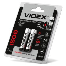 Акумулятори Videx HR6/AA 1500mAh double blister/2шт (HR6/1500/2DBB)