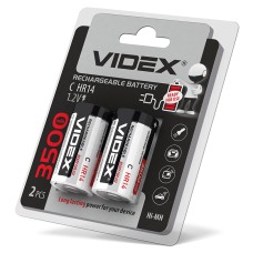 Акумулятори Videx HR14/C 3500mAh double blister/2шт (HR14/3500/2DB)
