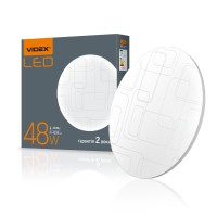 Світлодіодний світильник настінно-стельовий VIDEX 48W 4100K Прямокутники (VL-CLR-484R)