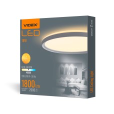 Світильник LED з декоративною підсвіткою VIDEX 18W 4000K Білий