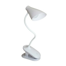 Лампа настільна Білий з акумулятором та з кріпленням
