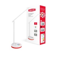 Офісна настільна лампа MAXUS LED DL 10W 3CCT WH RGB (1-MDL-10W-WHRGB)